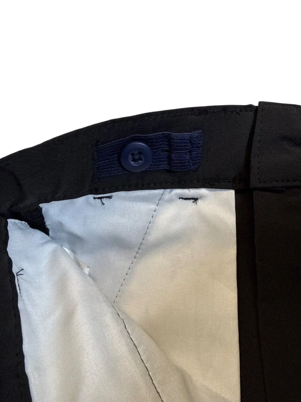 The Childrens Place Boys Quick Dry Chino Shorts~Size 10~Black Bottom NWoT L16 14